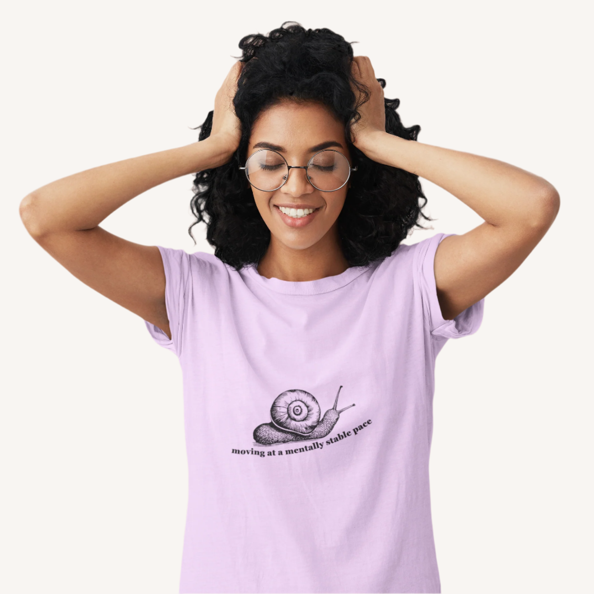 Moving Like The Snail Organic Cotton Tee