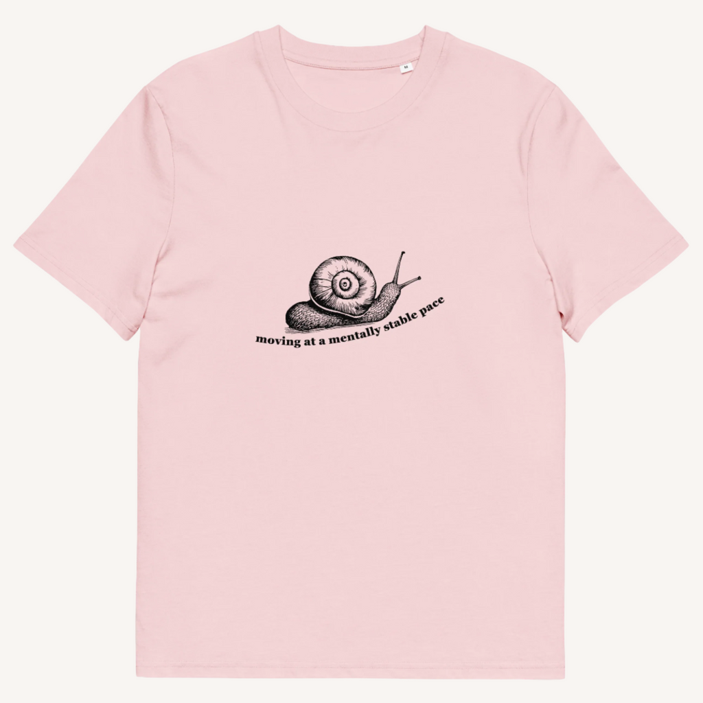 Moving Like The Snail Organic Cotton Tee