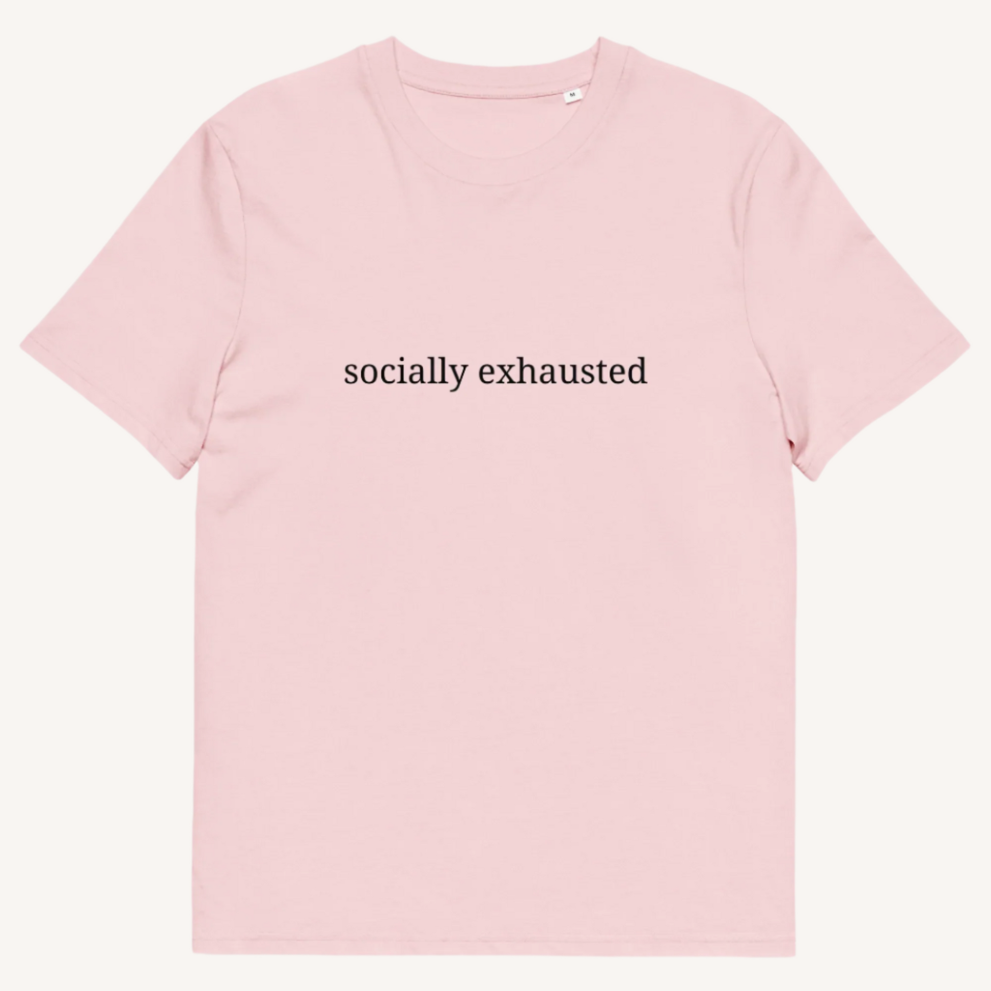 Social Exhausted Organic Cotton Tee