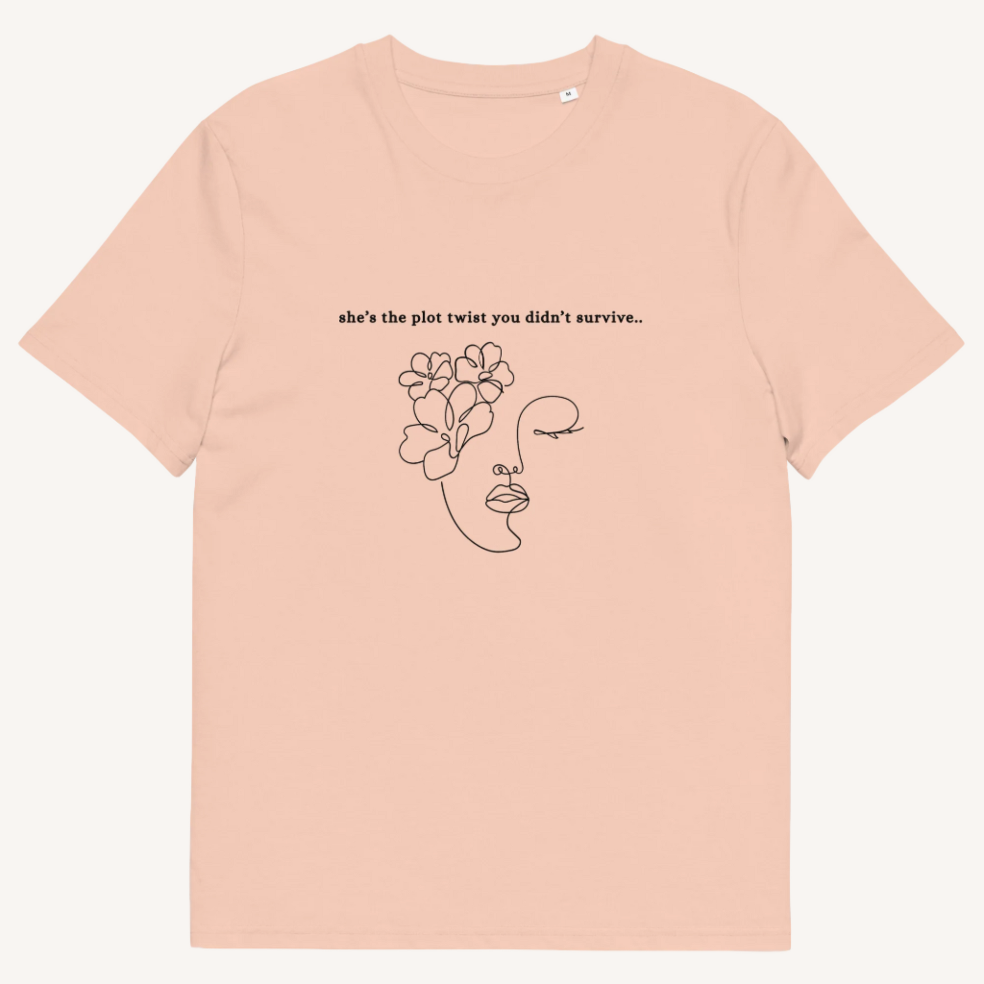 She's The Plot Twist Organic Cotton Tee
