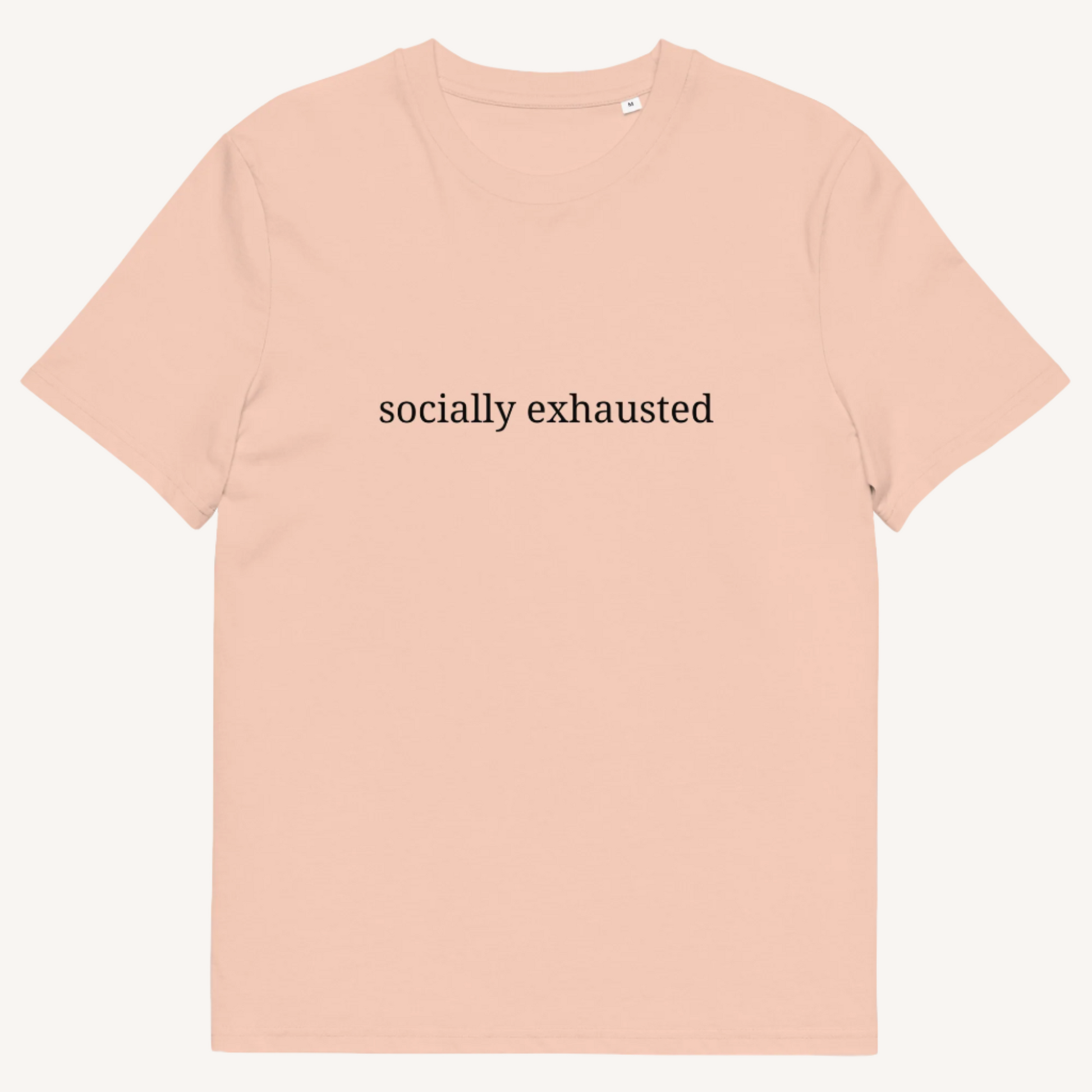 Social Exhausted Organic Cotton Tee