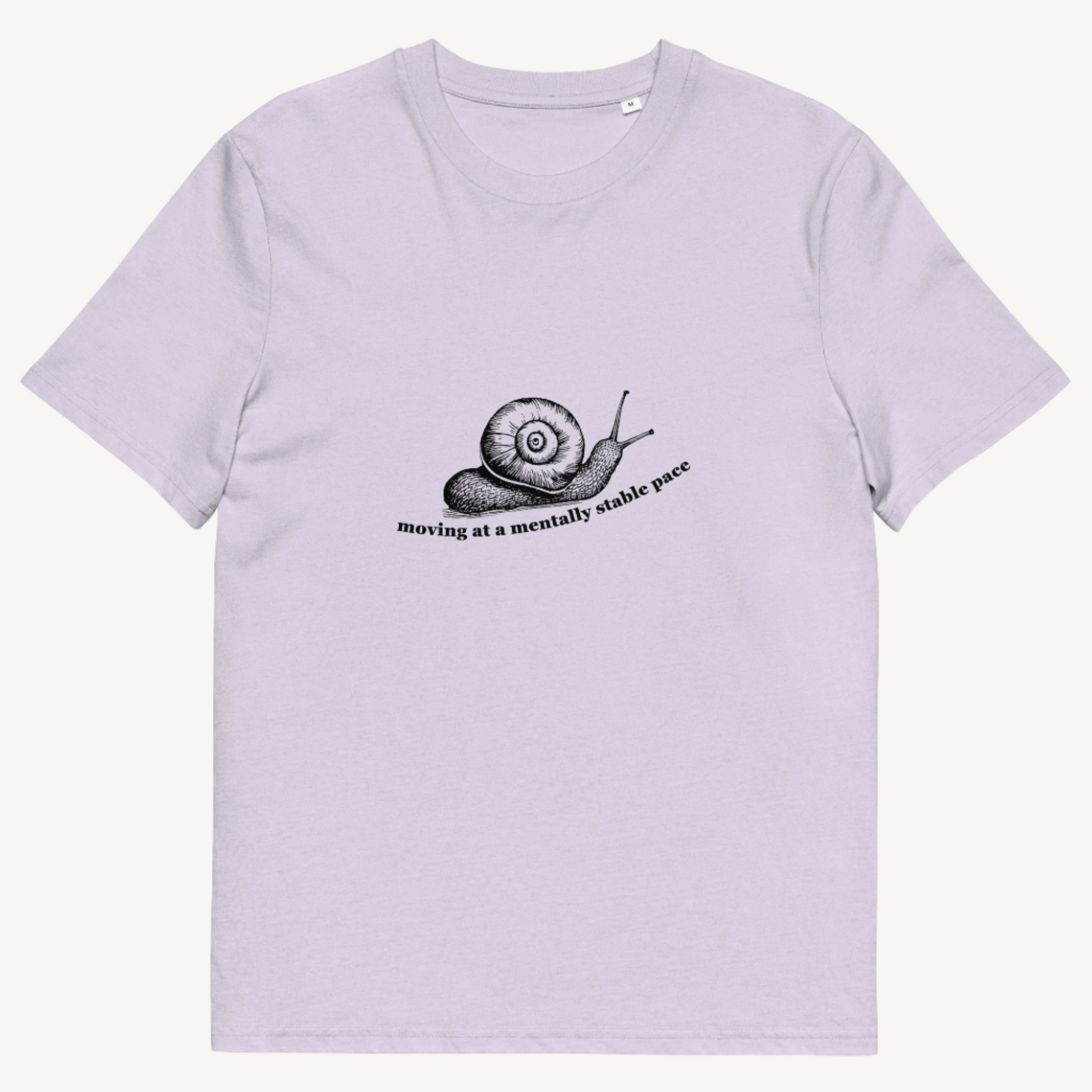 Moving Like The Snail Organic Cotton Tee