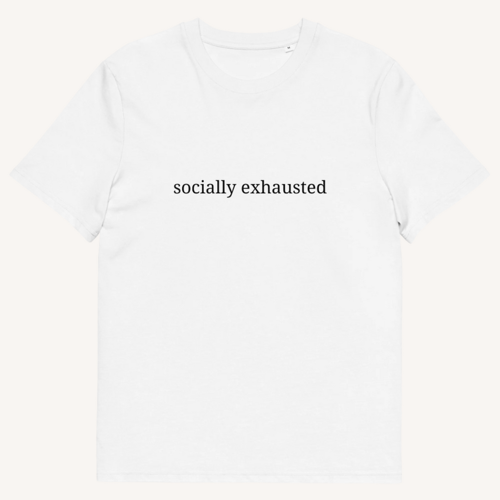 Social Exhausted Organic Cotton Tee