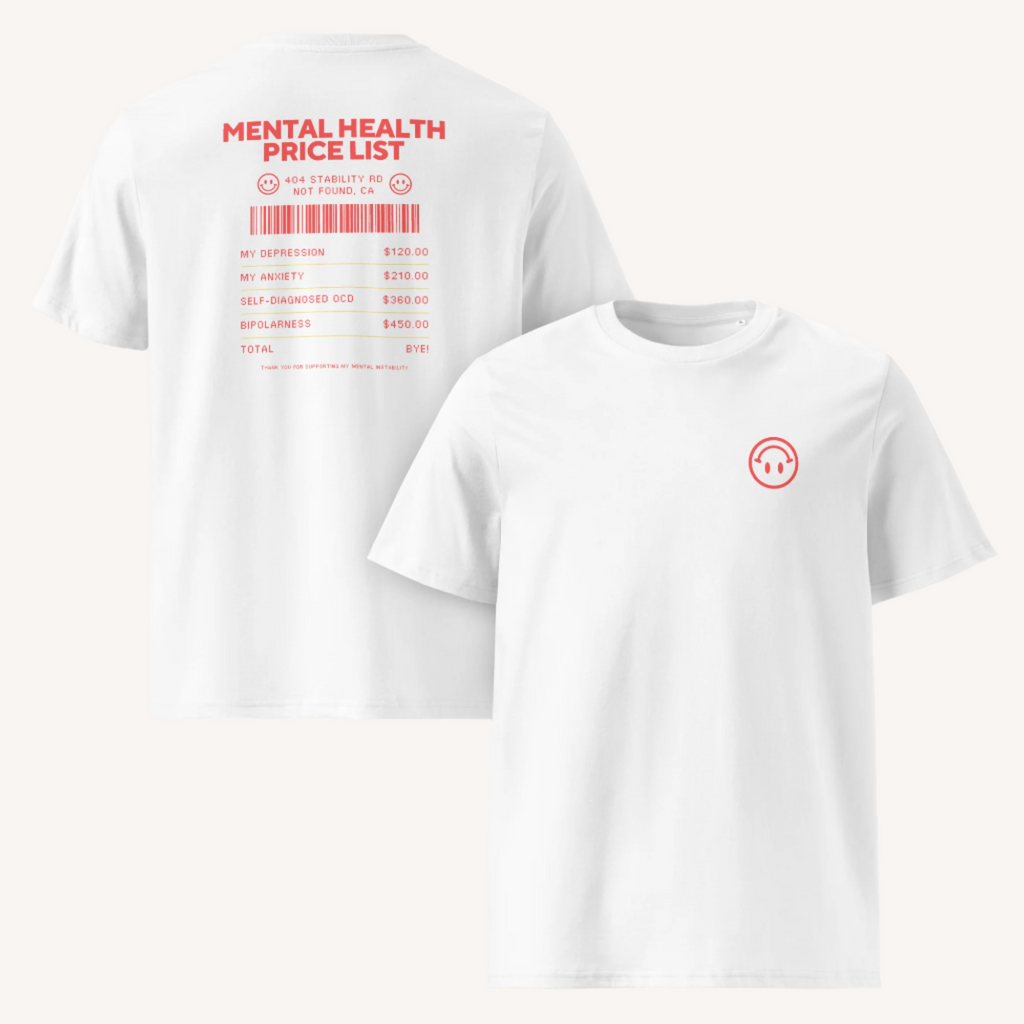 Mental Health Shopping List Organic Cotton Tee