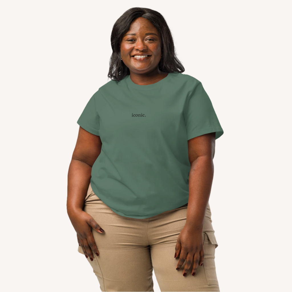 Iconic Embroidered Organic Tee